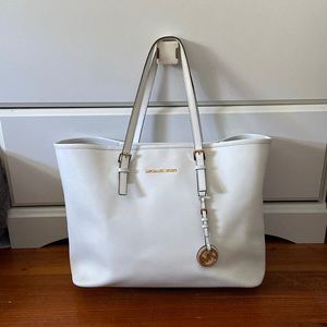 White Michael Kors purse